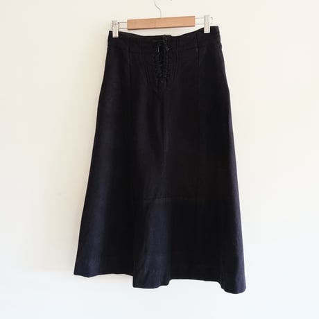 wool marine skirt