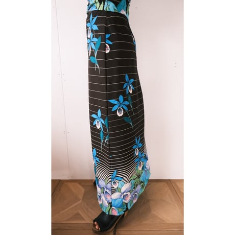 blue flower dress