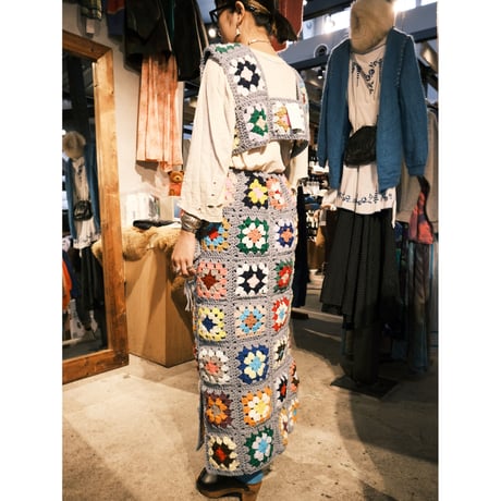 eski. original / granny square skirt