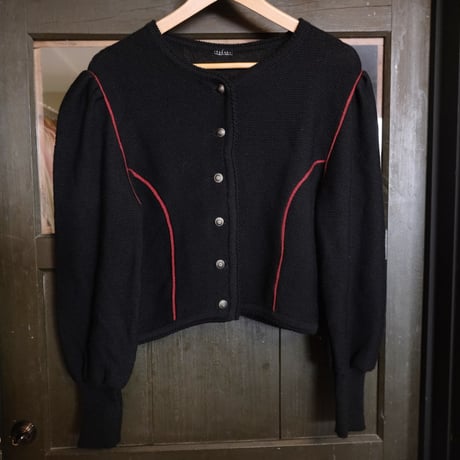 black tyrol cardigan