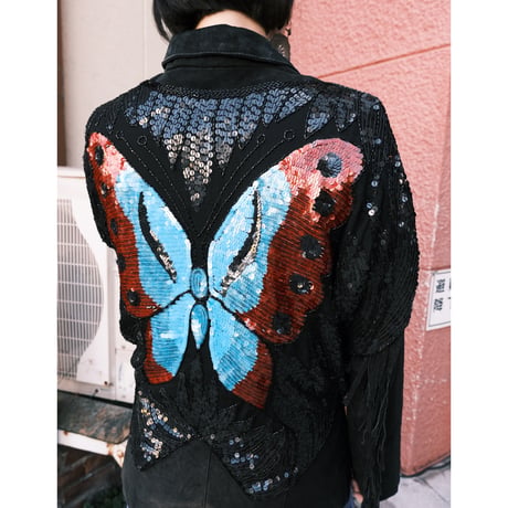 vintage / butterfly tops