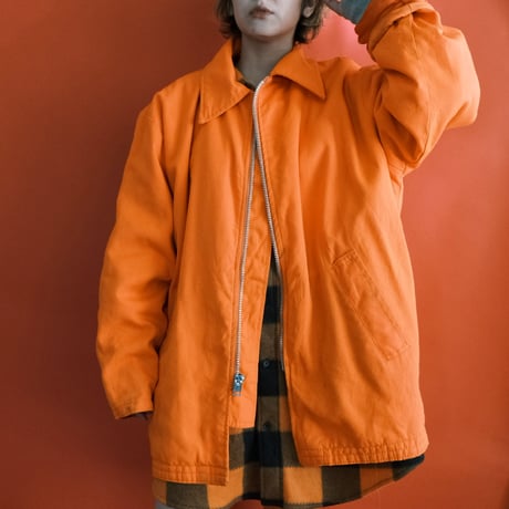 orange big jacket