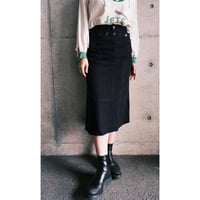 wool marine skirt