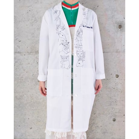 eski. × 画楽 / hand drawn coat