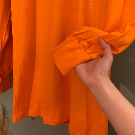 Dutch army / long-sleeve orange tee