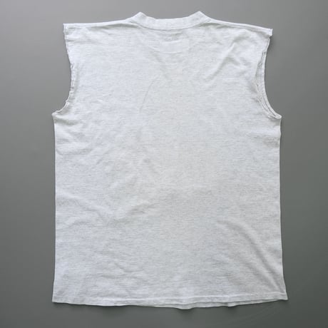 cut off print tee / gray