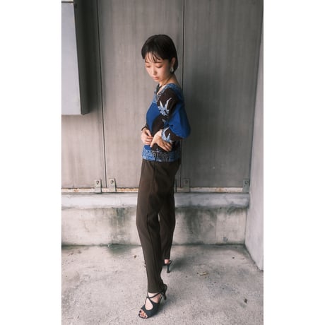 German army / training pants / brown