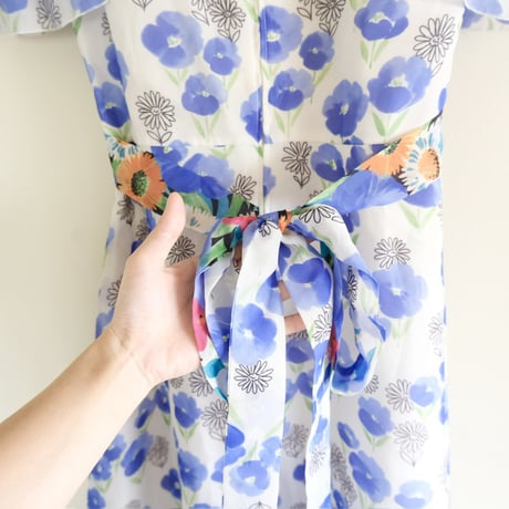 70s flower dress
