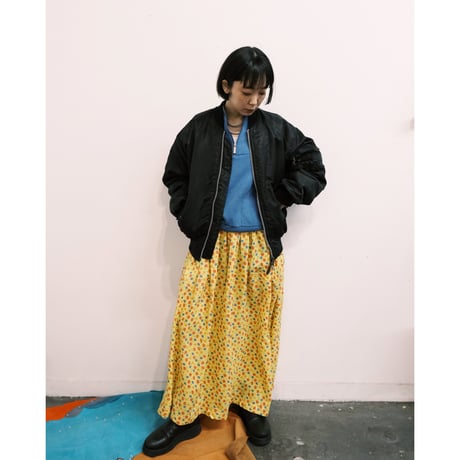 reversible / MA-1 type nylon jacket