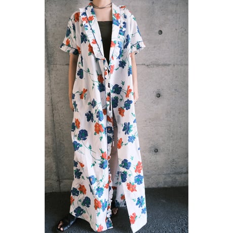 flower print gown