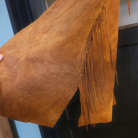 fringe leather vest