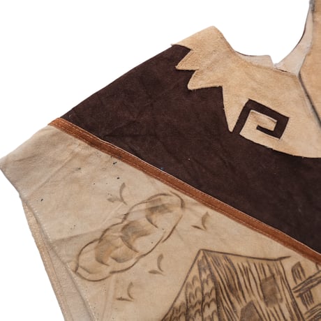 leather poncho