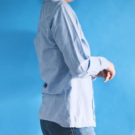 70s rose chambray shirt