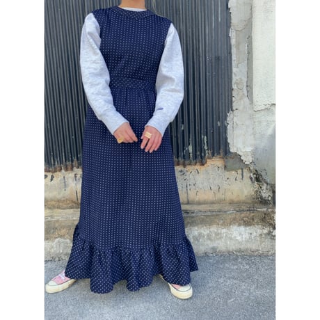 70s unknown / pin dot dress