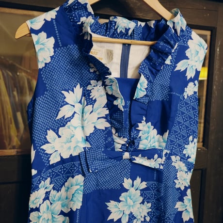 N/S flower dress / blue
