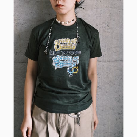 over dye tee shirt “khaki”