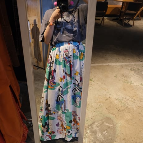 remake skirt / "Disney × sports"