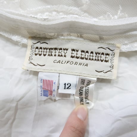 vintage wedding dress made in U.S.A.