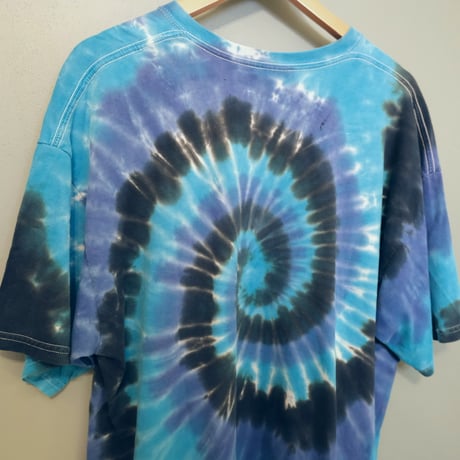 tie-dye big tee / blue