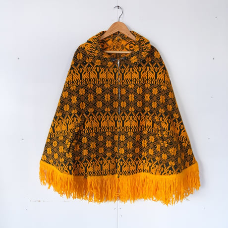 embroidery poncho