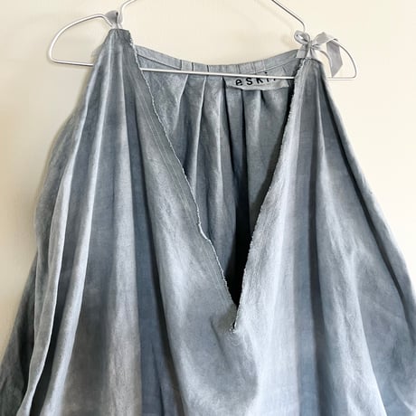 eski.  original dress / overdye × hand paint "gradation"