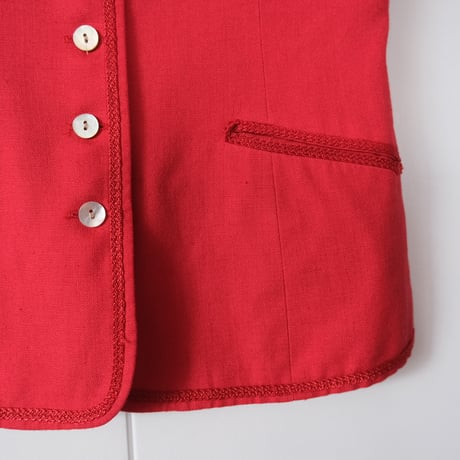 S/S linen jacket / made in Japan