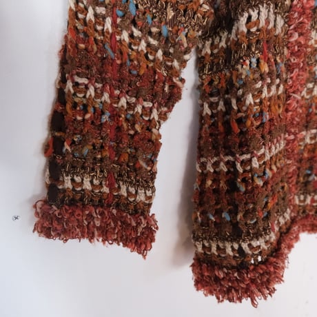 crochet knit jacket