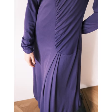 rayon purple dress
