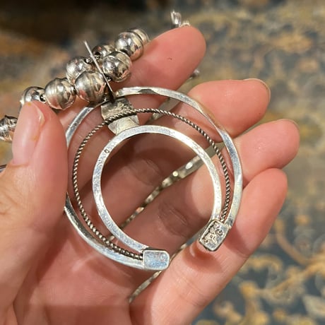 navajo "PhillGarcia" / squash blossom naja necklace