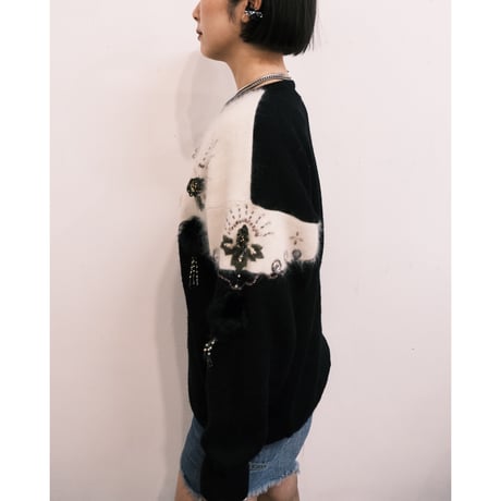 design knit cardigan