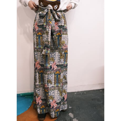 〜70s flower skirt