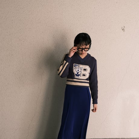 vintage lettered knit