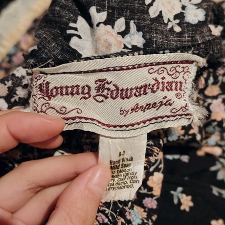 70s "Young Edwardian by Arpeja" dress