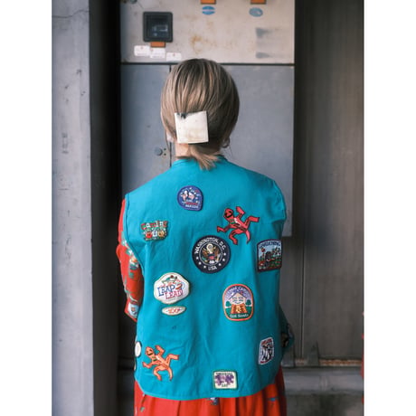 girls scouts patch vest