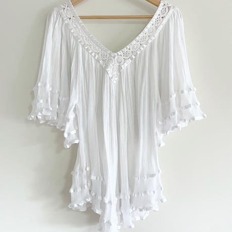 Greece blouse / white