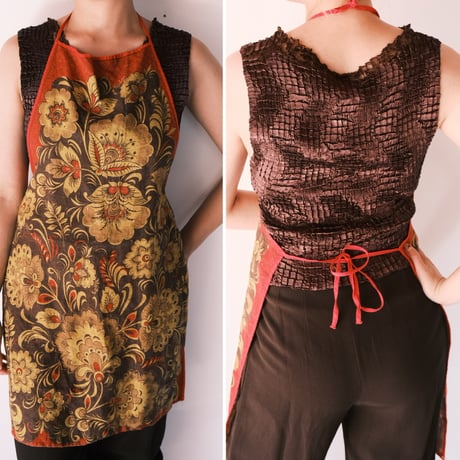 wrinkle ns tops / brown