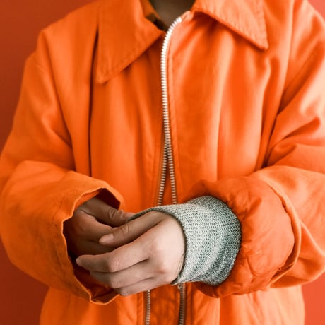 orange big jacket