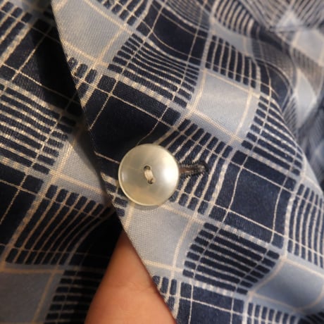 made in France / check pajama shirt