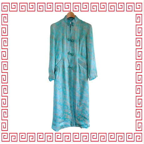 china gown / blue