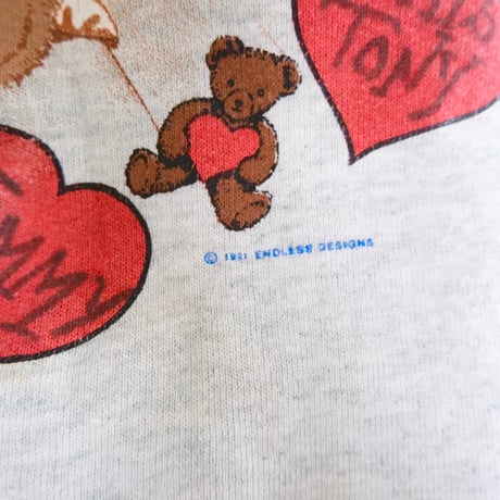 FRUIT OF THE LOOM / bear×heart sweat