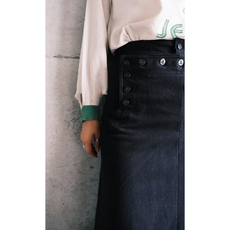 wool marine skirt