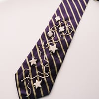 "繕う" collaboration beads embroidery necktie "star"