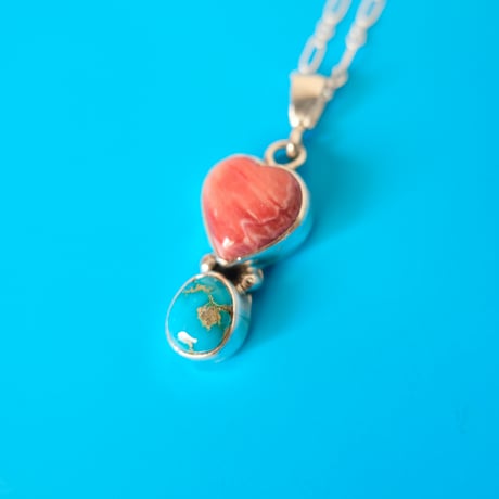 navajo / "heart" necklace