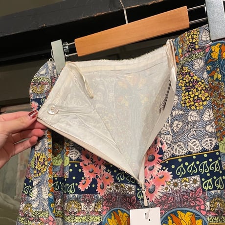 〜70s flower skirt
