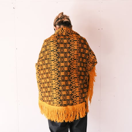 embroidery poncho