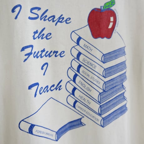 FRUIT OF THE LOOM / print tee "🍎"