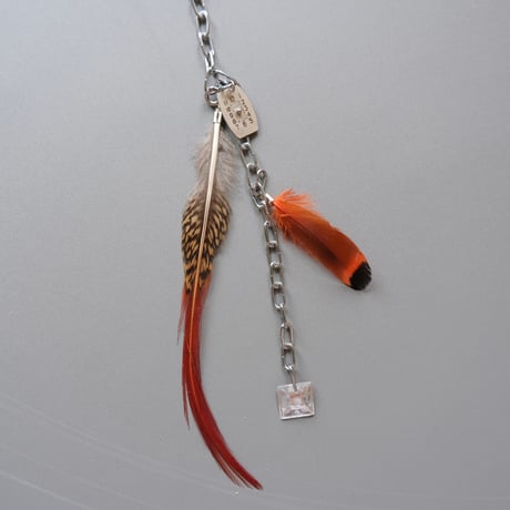 eski. original "shell × chain" necklace
