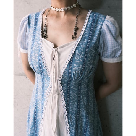 GUNNE SAX / lace up dress