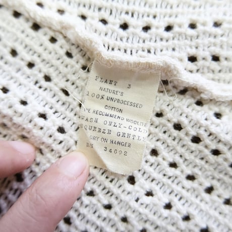 60-70s vintage / cotton knit shirts