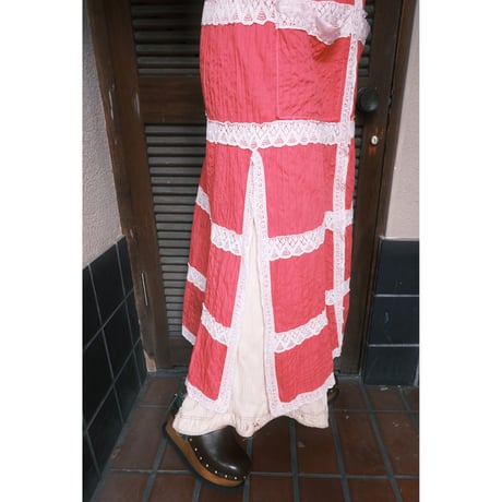 mexican cotton dress / pink